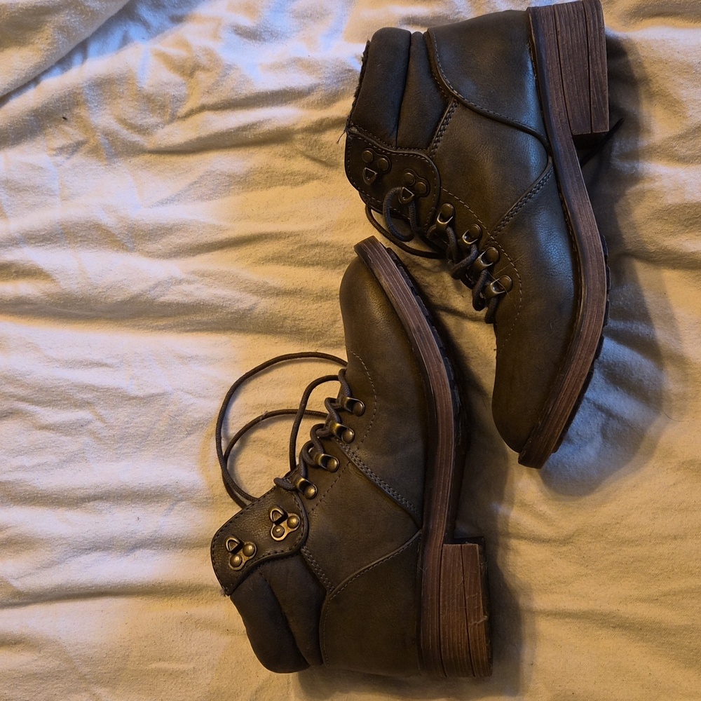 Sugar Women's Dark Brown Lace Up Boots